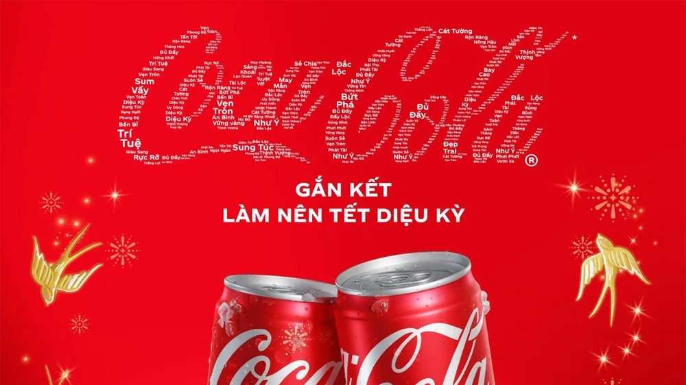 Lần đầu tiên Coca-Cola đưa thiết kế của con giáp lên bao bì giới hạn dịp Tết