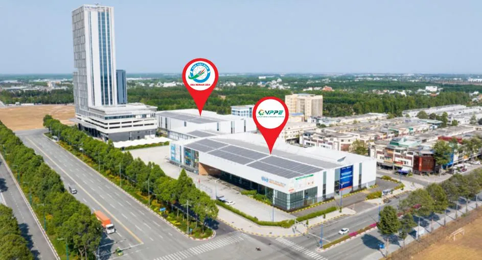 Triển lãm VPPE 2024 và Triển lãm EMA 2024 được tổ chức tại Trung tâm triển lãm quốc tế WTC Expo, tỉnh Bình Dương