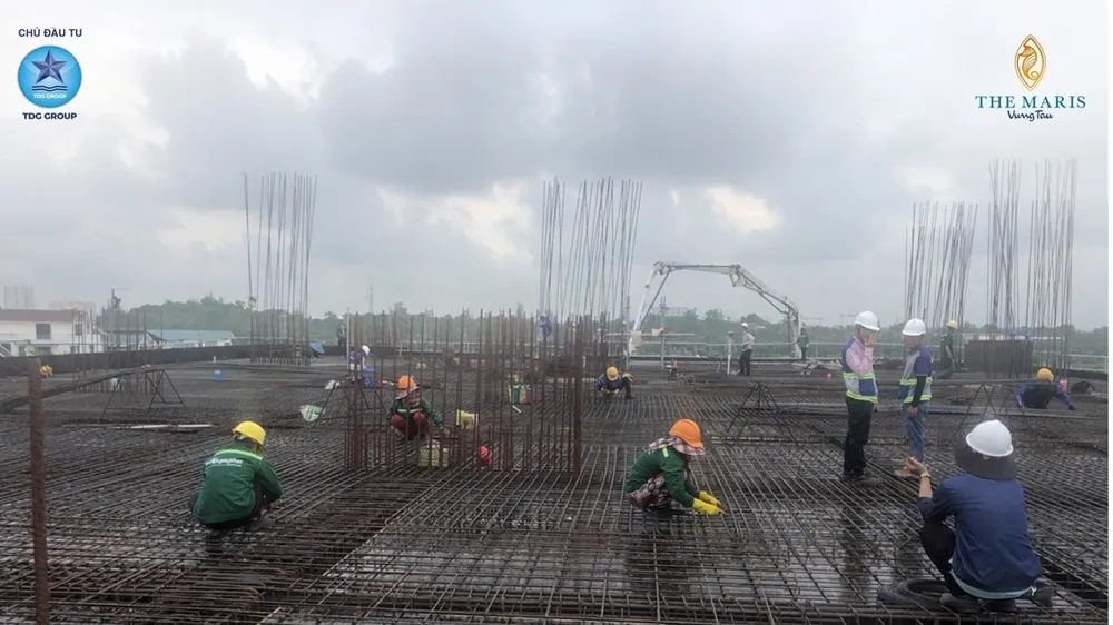 Dự án The Maris Vũng Tàu đang thi công và cam kết bàn giao đúng tiến độ