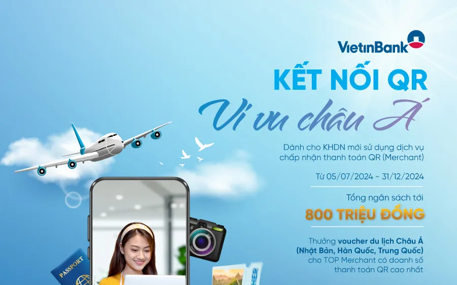 VietinBank “tung” ưu đãi thúc đẩy doanh nghiệp kết nối dịch vụ thanh toán QR