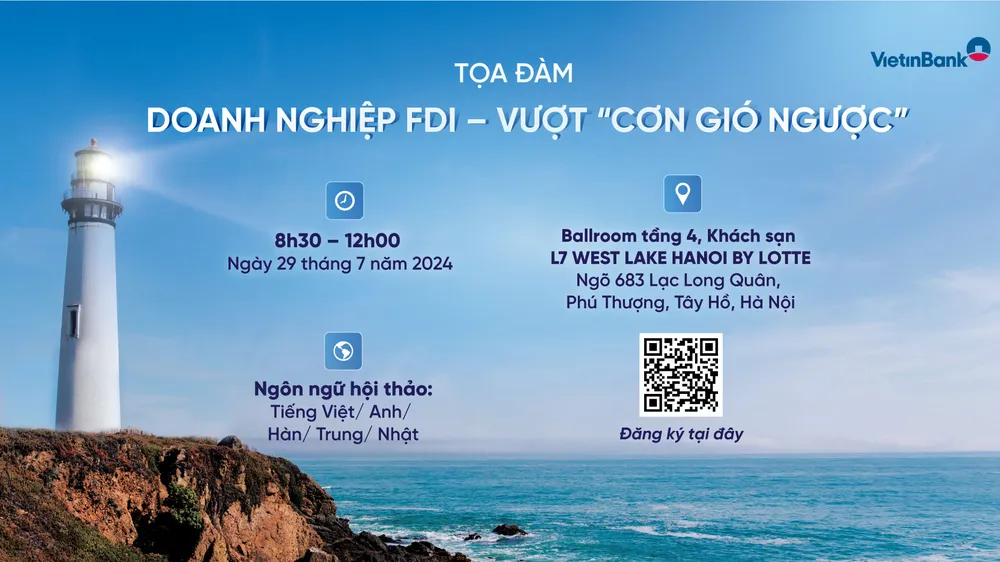 VietinBank tổ chức Tọa đàm Doanh nghiệp FDI – Vượt cơn gió ngược