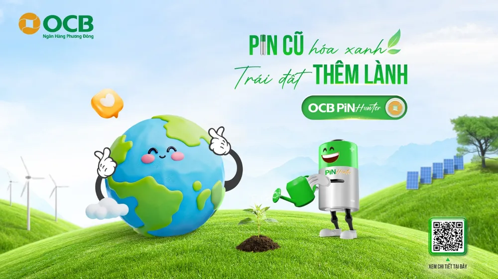 Chương trình OCB Pin Hunter được thực hiện với mục đích thu gom và xử lý pin đã qua sử dụng
