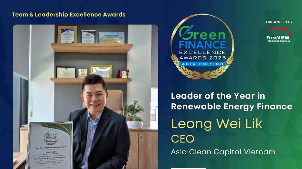 Ông Leong Wei Lik nhận giải thưởng “Team &amp; Leadership Excellence Award”