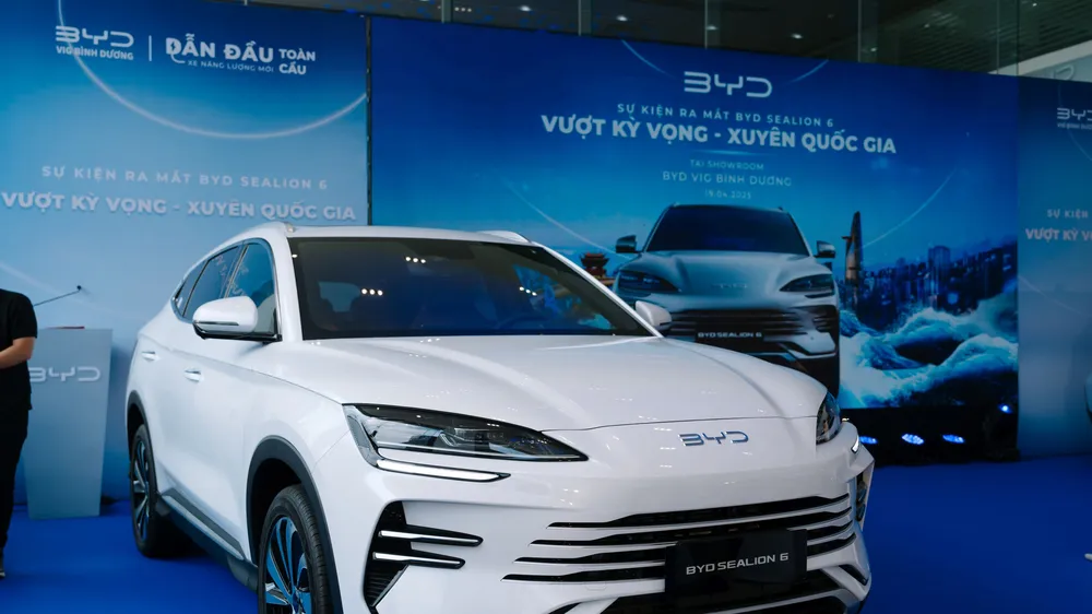 BYD Selion 6 được trưng bày tại sự kiện