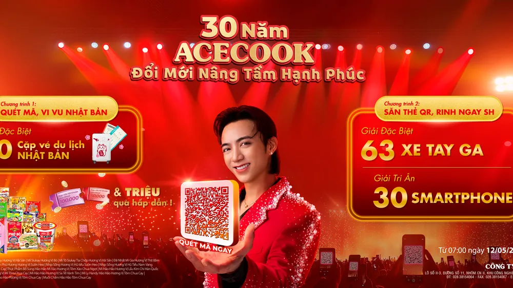 Chương trình khuyến mãi tri ân người tiêu dùng nhân dịp kỷ niệm 30 năm từ ngày bán hàng đầu tiên