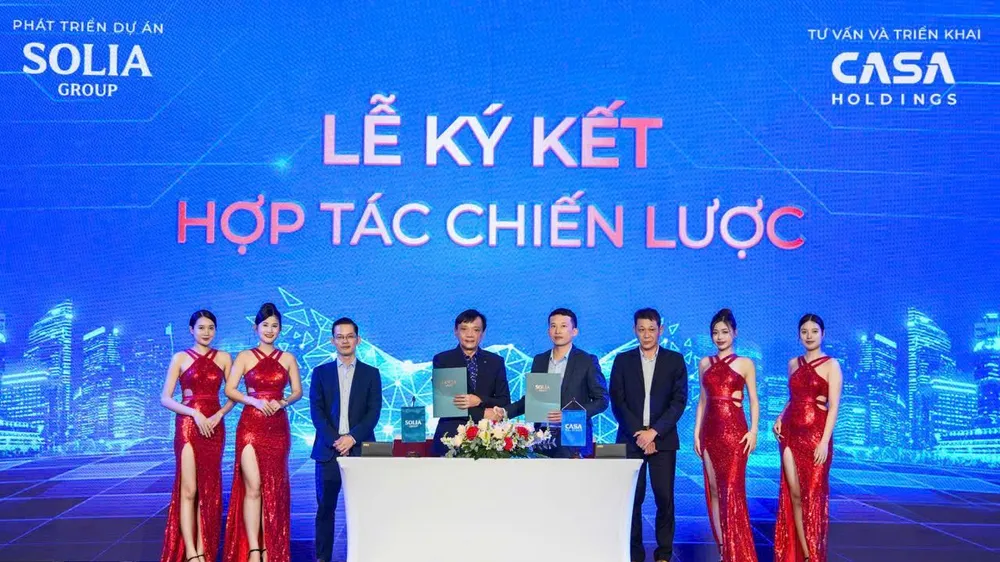 Lễ ký kết hợp tác chiến lược giữa Tập đoàn Solia và CASA Holdings
