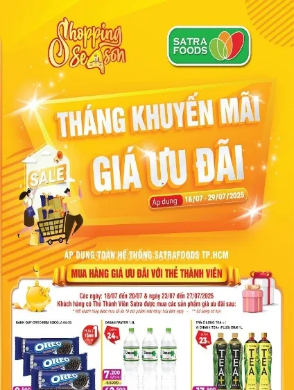 Satrafoods, Satramart ưu đãi lớn nhân ngày hội khuyến mãi Shopping Season