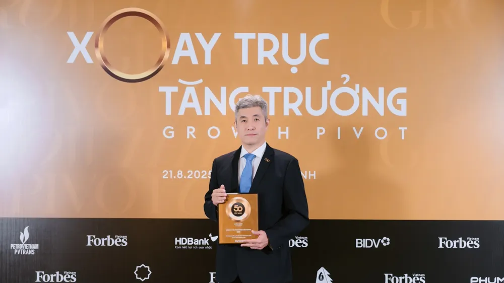 DHG Pharma nhận danh hiệu “Top 50 Công ty niêm yết tốt nhất Việt Nam 2025” vào ngày 21-8-2025