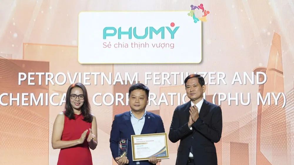PVFCCo – Phú Mỹ lần thứ 5 liên tiếp được vinh danh "Doanh nghiệp vì cộng đồng"