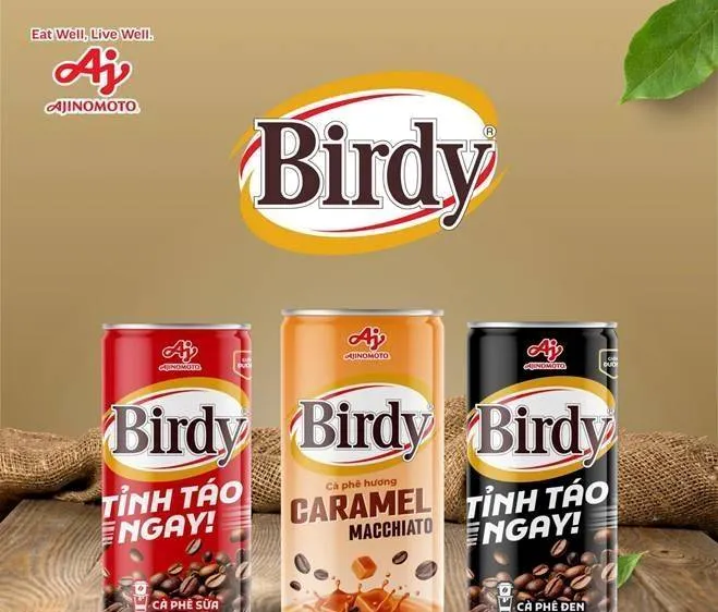 Bao bì mới của dòng sản phẩm Cà phê lon Birdy®