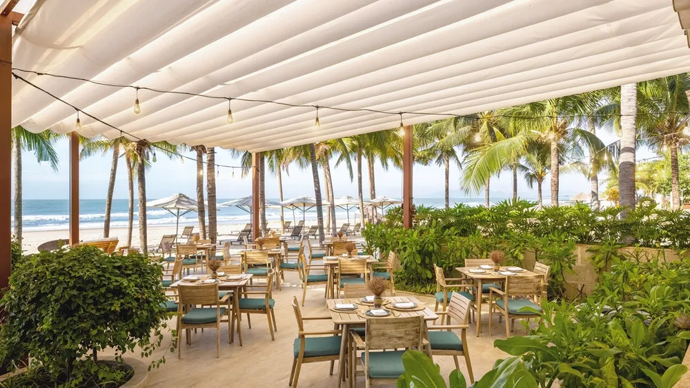 Một góc không gian trải nghiệm ẩm thực tại Meliá Hồ Tràm Beach Resort