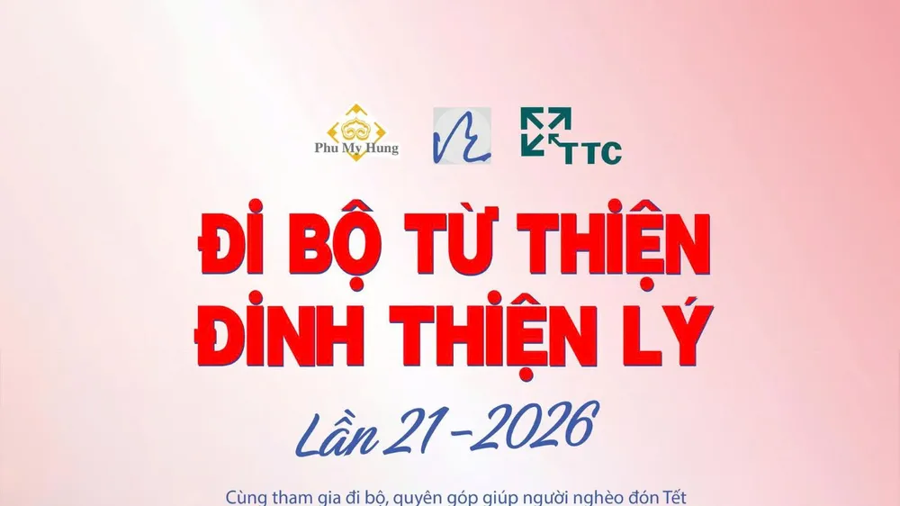 San sẻ yêu thương cùng chương trình đi bộ Đinh Thiện Lý lần 21
