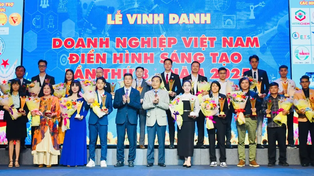 Các doanh nghiệp được vinh danh “Doanh nghiệp Việt Nam điển hình sáng tạo” năm 2025