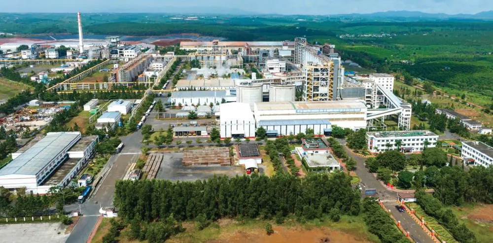 Toàn cảnh nhà máy alumin Lâm Đồng