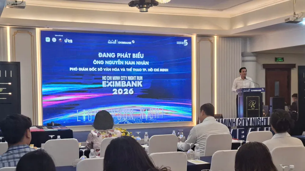 Lễ công bố Giải chạy đêm TPHCM Eximbank lần thứ 5 năm 2026