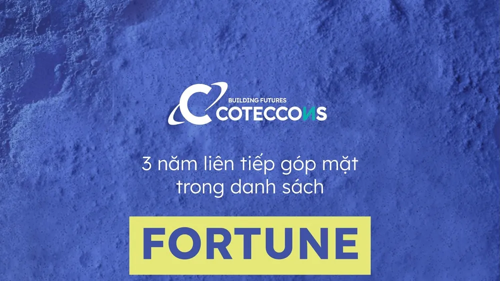 Coteccons tiếp tục thăng hạng trên bảng xếp hạng Fortune Southeast Asia 500