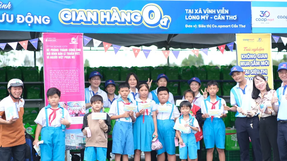 Saigon Co.op tổ chức “Phiên chợ 0 đồng” hỗ trợ 500 gia đình chính sách tại Cần Thơ