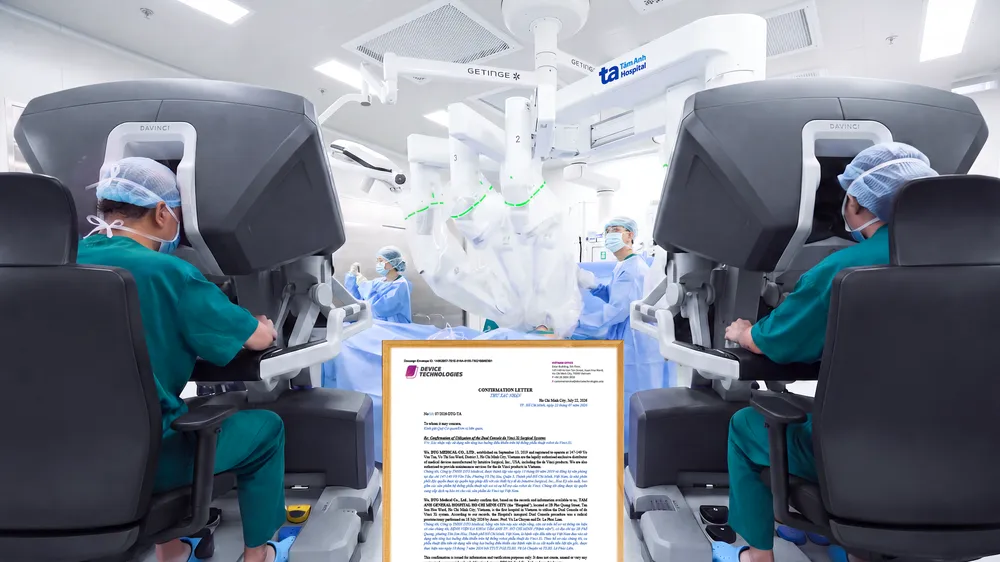 Bệnh viện Đa khoa Tâm Anh hiện là đơn vị đầu tiên và duy nhất tại Việt Nam đồng thời sở hữu hai hệ thống Da Vinci Xi và triển khai thành công kỹ thuật Dual Console. Ảnh: Bệnh viện Đa khoa Tâm Anh