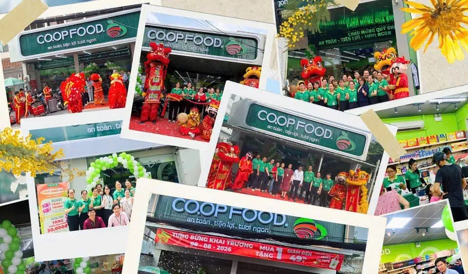 Co.op Food đồng loạt làm mới 8 cửa hàng