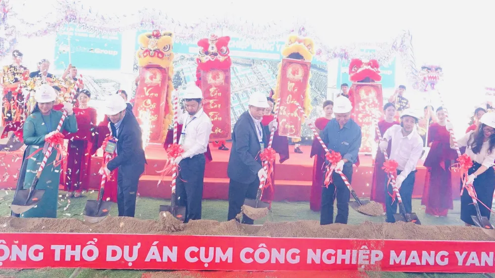 Lễ động thổ Dự án Cụm Công nghiệp Mang Yang số 2 tại Gia Lai ngày 12-8