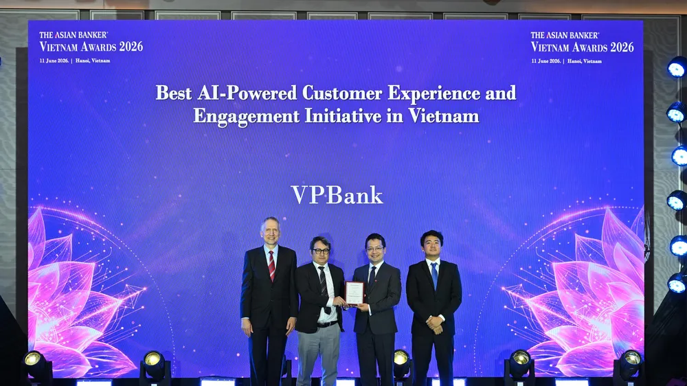 VPBank được The Asian trao giải “Sáng kiến ứng dụng AI xuất sắc trong nâng cao trải nghiệm và gắn kết khách hàng”