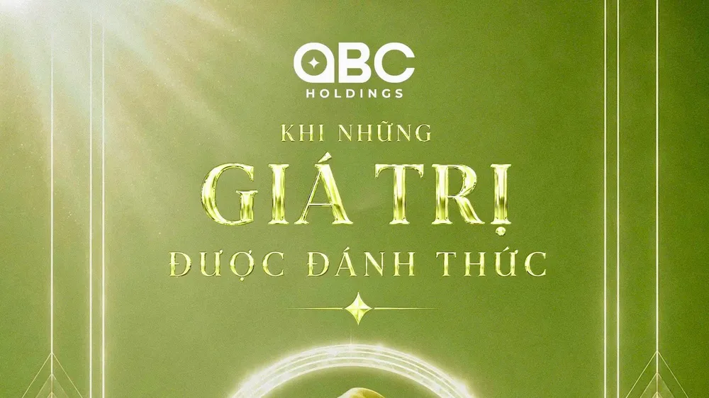 Bộ nhận diện OBC Holdings mới, xanh ngọc lục bảo và vàng kim là hai màu sắc chủ đạo