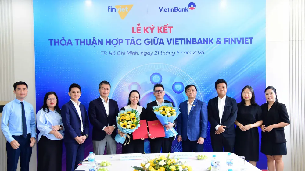 Lễ ký kết Thảo thuận hợp tác giữa VietinBank và FinViet