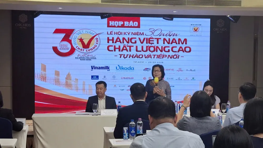 Lễ hội kỷ niệm 30 năm Hàng Việt Nam Chất lượng cao