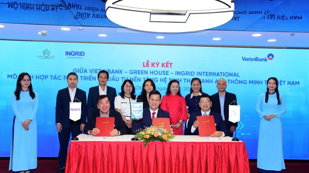 Hợp tác giữa VietinBank, GreenHouse và Ingrid International là bước tiến trong việc kết nối tài chính - công nghệ - hệ sinh thái