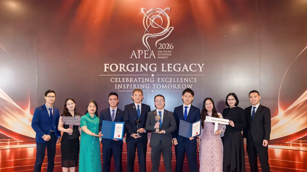 Daiichi Việt Nam được vinh danh ở hai hạng mục tại giải thưởng Doanh nghiệp Châu Á APEA 2026