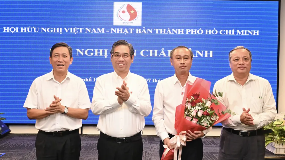 Đồng chí Huỳnh Thanh Nhân giữ chức Chủ tịch Hội Hữu nghị Việt Nam - Nhật Bản TPHCM nhiệm kỳ 2023-2028