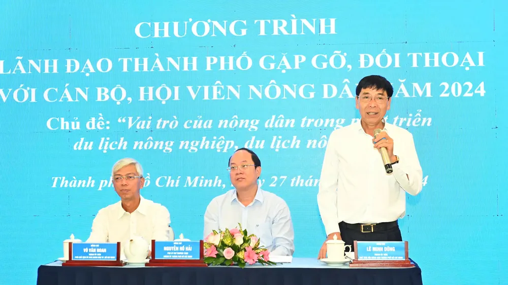  Lãnh đạo TPHCM đối thoại với nông dân, tìm hướng phát triển nông nghiệp kết hợp du lịch