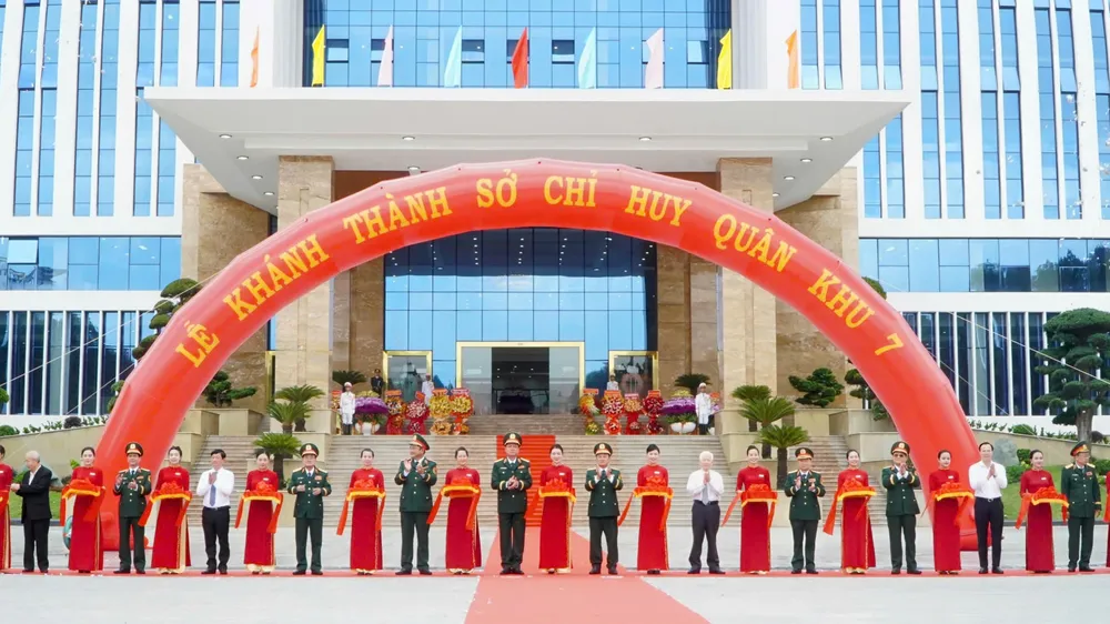 Khánh thành dự án xây dựng Sở Chỉ huy Quân khu 7
