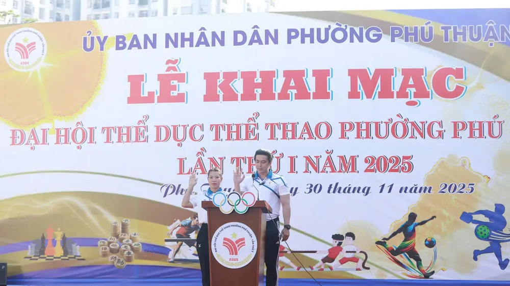 Gần 500 lượt vận động viên tranh tài tại Đại hội thể dục thể thao 
