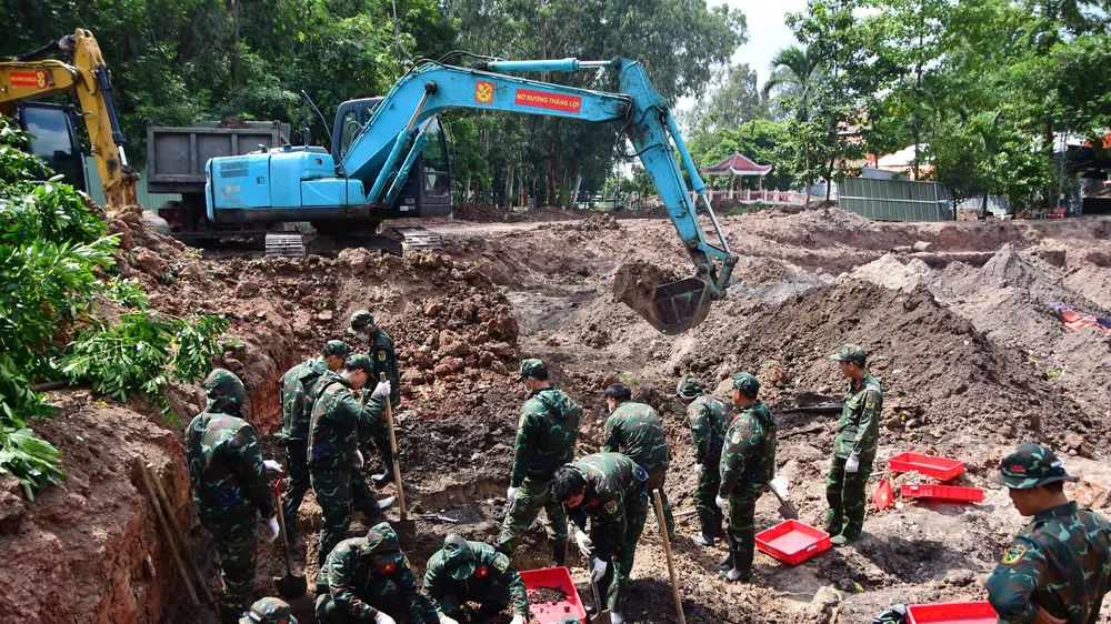 Đã quy tập 564 bộ hài cốt liệt sĩ tại Công viên Lê Thị Riêng