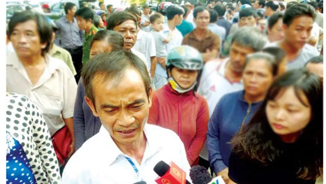 Ông Huỳnh Văn Nén được xin lỗi công khai vào tháng 12-2015.
