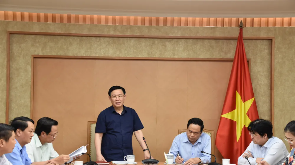 Phó Thủ tướng Vương Đình Huệ làm việc với Ủy ban TƯ MTTQ Việt Nam 