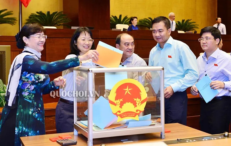 Quốc hội công bố kết quả lấy phiếu tín nhiệm
