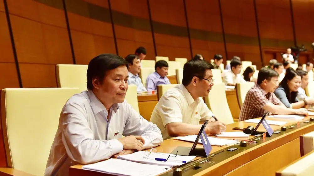 Quốc hội họp chiều 11-6-2019. Ảnh: VIẾT CHUNG