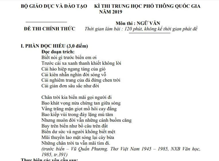 Thí sinh chụp đề thi đăng lên mạng mà giám thị không biết ​