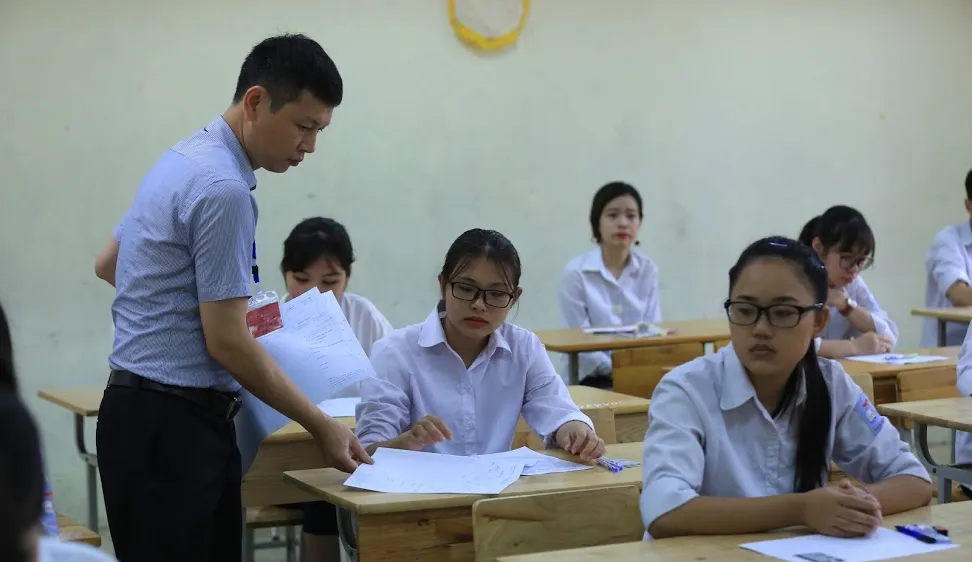 Thí sinh dự thi THPT quốc gia 2019