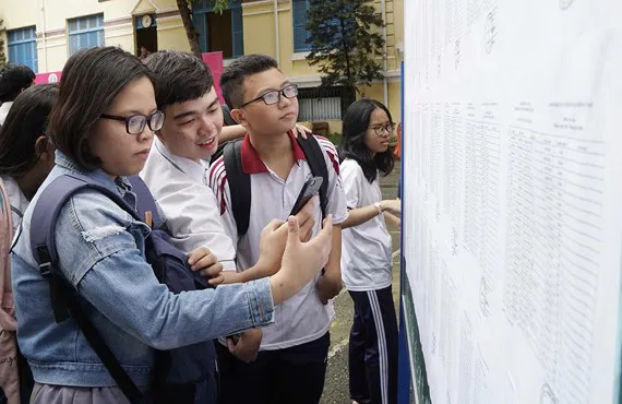 Không công bố kết quả xét tuyển, trúng tuyển khi người học chưa tốt nghiệp THPT