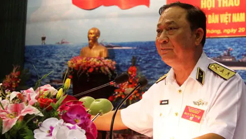 Ông Nguyễn Văn Hiến, nguyên Thứ trưởng Bộ Quốc phòng, nguyên Tư lệnh Quân chủng Hải quân. Ảnh: TTXVN