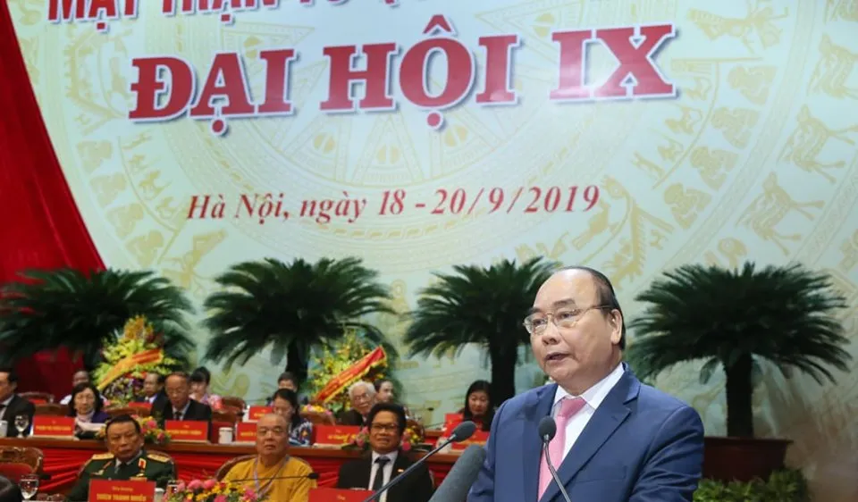 Thủ tướng: Mặt trận phản biện sắc sảo, chân tình để giúp Đảng và chính quyền tự điều chỉnh
