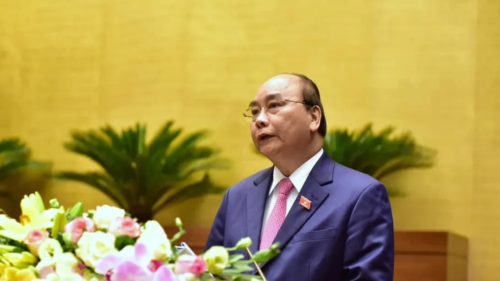 Thủ tướng Nguyễn Xuân Phúc. Ảnh: VIẾT CHUNG