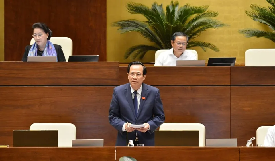 Bộ trưởng Đào Ngọc Dung. Ảnh: VIẾT CHUNG