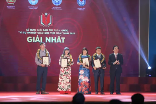 Trao giải báo chí toàn quốc “Vì sự nghiệp Giáo dục Việt Nam” năm 2019