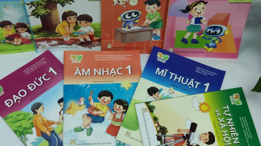 Toàn bộ SGK lớp 1 mới của NXBGD được đưa lên mạng với phiên bản điện tử