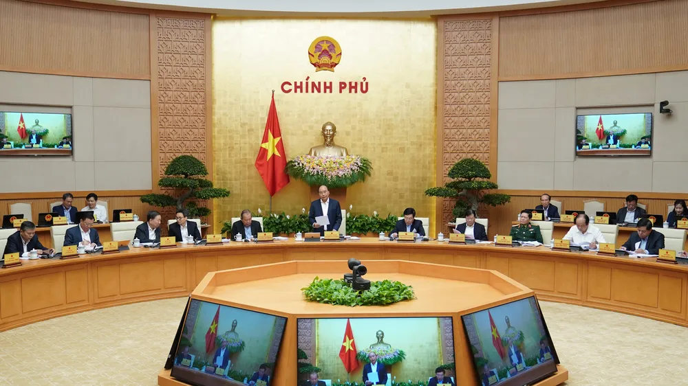 Chính phủ họp ngày 3-3. Ảnh: VGP