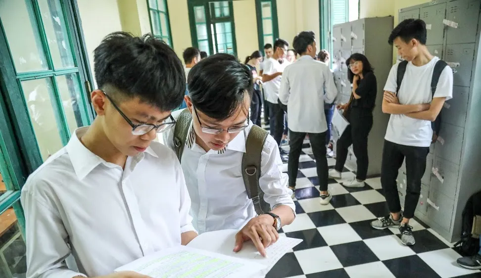 Thí sinh dự thi THPT năm 2019. Ảnh: QUANG PHÚC